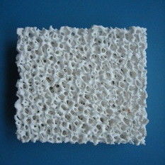 Filtro di schiuma ceramica porosa al carburo di silicio per soluzione di filtrazione di metalli fusi