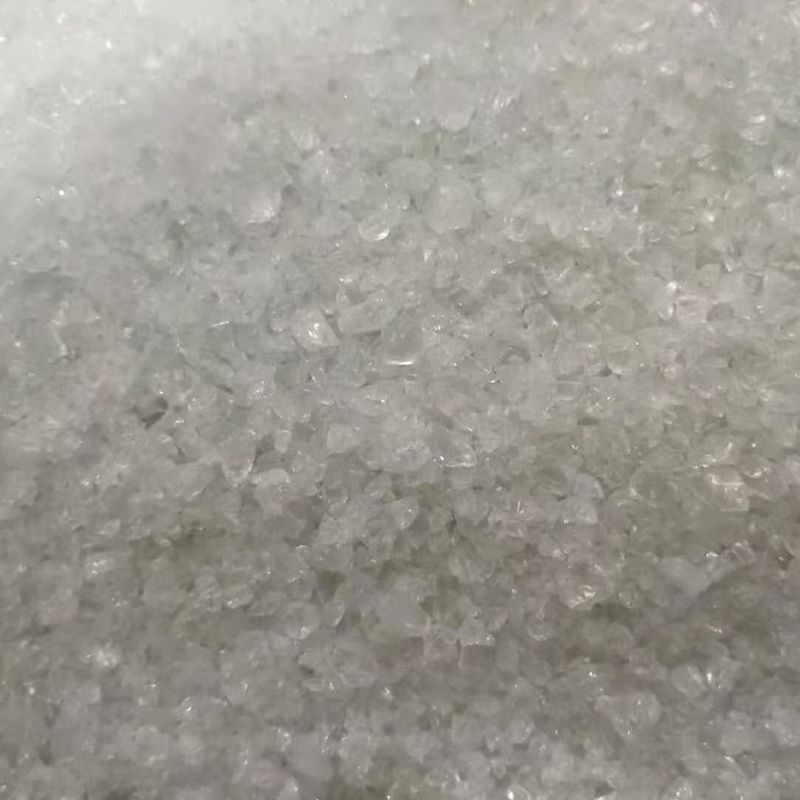 Glace trasparente di qualità alimentare fritta in granula o polvere per ceramiche Purezza 99,99%